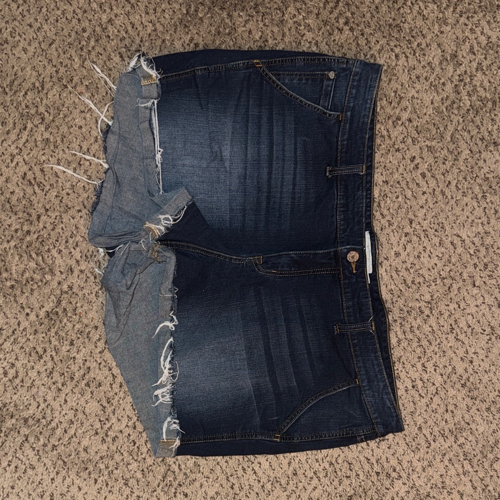 Torrid Dark Blue Jean Shorts